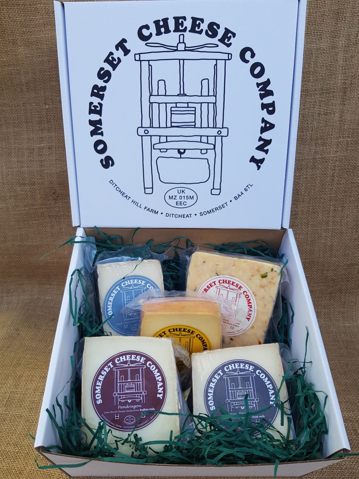 Cheese Taster Selection Box Somerset Cheese Company