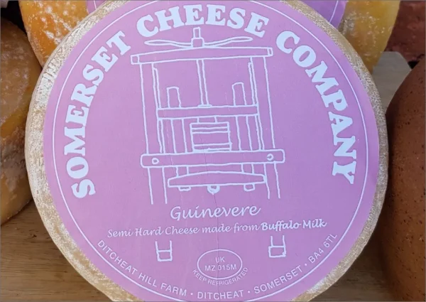 Guinevere Buffalo Cheese label